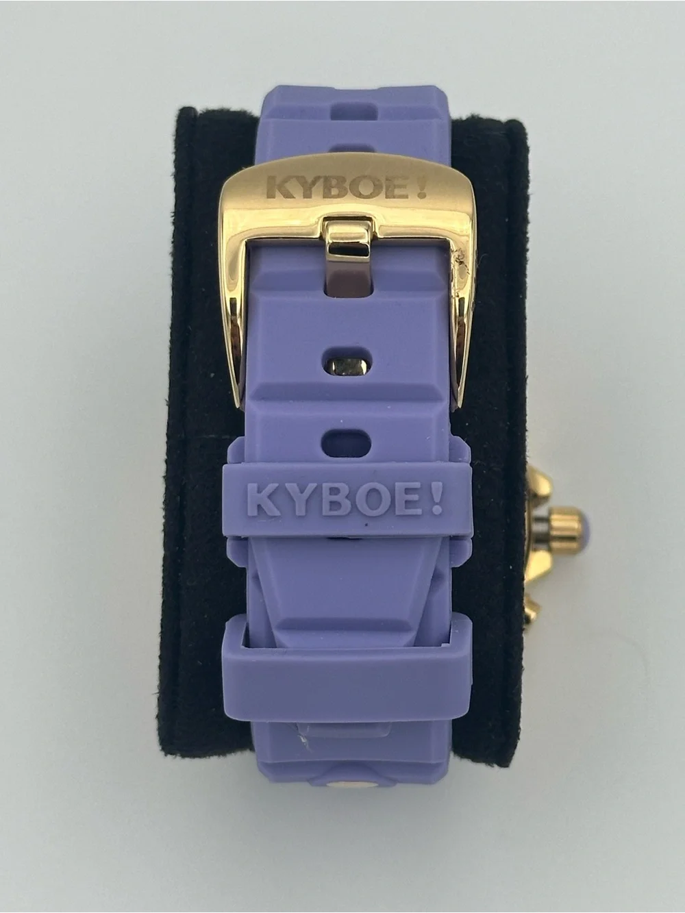KYBOE! Giant 40 Purple Gold Women’s Watch 40mm New Battery Runs Perfect